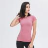 Buy cheap 6 Colors Women's Short Sleeve Gym Tops Nylon Quick Drying Athletic Shirts from wholesalers