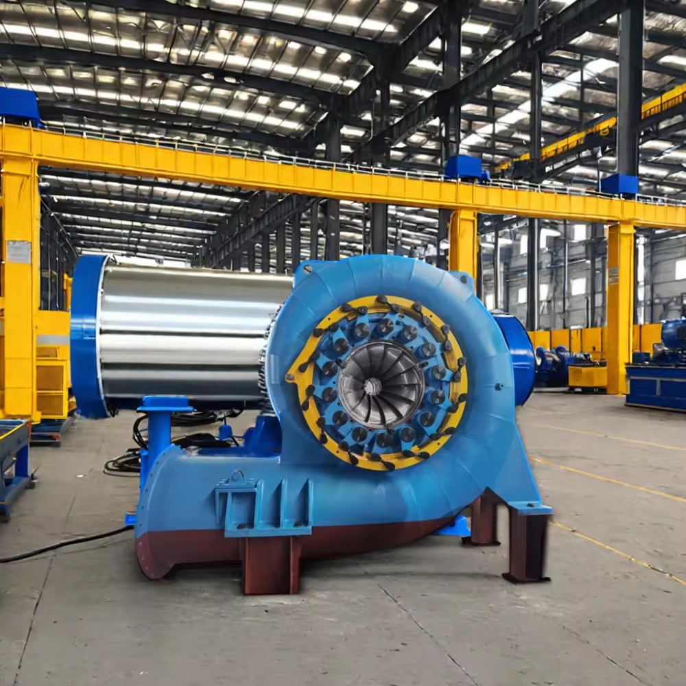Efficiency Water Turbine Generator with Automatic Control - Horizontal Installation - Customizable Color