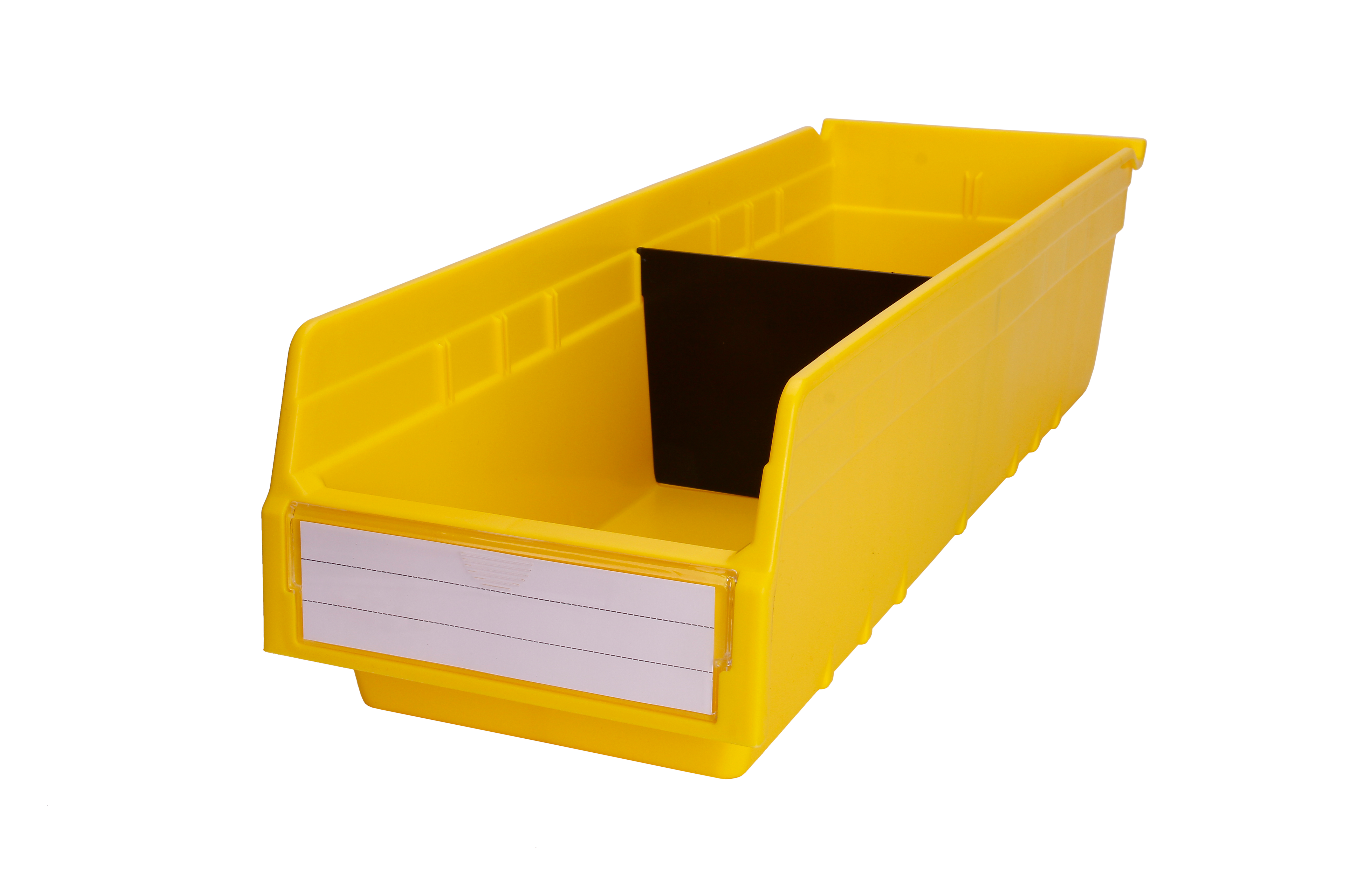 Plastic Storage Shelf Bins for Workshop Organizer Space Saver Workbench Crate Solid Box