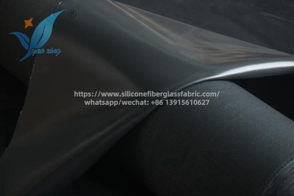 Buy cheap Single Sided 3mm Silicone Coated Heat Insulation Fabric Fiberglass Cloth from wholesalers