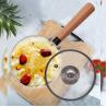 Buy cheap Kitchen Cookware Borosilicate Glass Pot With Wood Handle from wholesalers