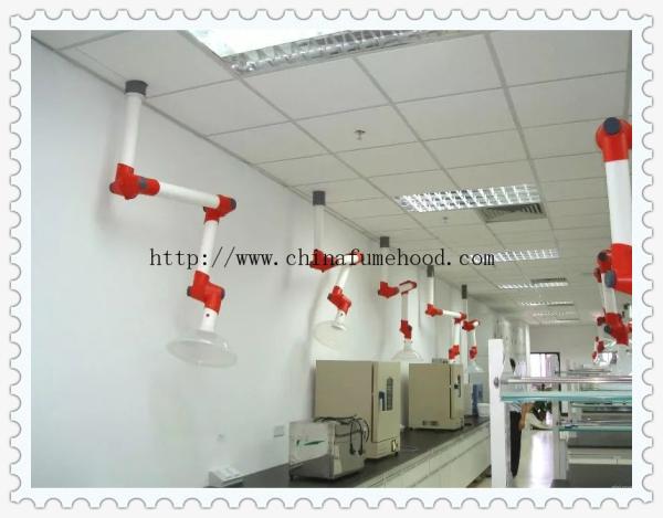 Buy cheap Commercial Furniture Laboratory Fittings Gas Fume Extractor Arm Hood from wholesalers
