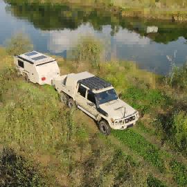 3m Awning Njstar Explore Trailer Aluminium Off Grid Rv Trailer Off Road Tent