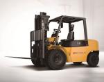 All Terrains Solid Tyres Warehouse Lifting Equipment 6000mm Lift Height CPCD50