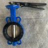 Buy cheap PN16 Class150 Ductile Iron Body Handle Wafer Butterfly Valve For Water Oil Gas from wholesalers