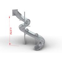 Buy cheap Customized Color Outdoor Spiral Slide 76cm Diameter Backyard Playground Tube product