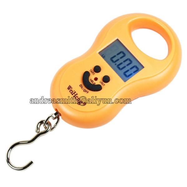 Buy cheap ABS Plastic Hanging Gram Scale , Units Conversion Handheld Luggage Scale from wholesalers