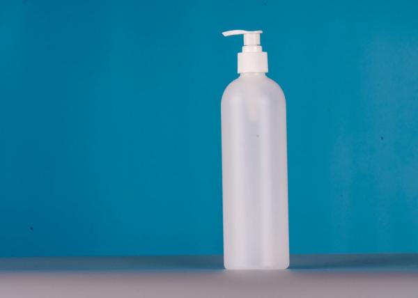 Buy cheap 600Ml Shampoo Conditioner & Body Wash Dispenser White Plastic Refillable Transparent Bottle with Pumps from wholesalers