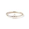 Buy cheap Personalized Initial 14K Gold Mini Letter Stacked 925 Sterling Silver Rings for Women from wholesalers