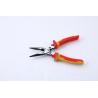 Buy cheap Red Yellow 6inch Long Nose Pliers VDE Handle Extended Needle Nose Pliers from wholesalers