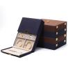 Buy cheap Blue Microfiber Leather Jewelry Gift Boxes Custom Jewelry Packaging 29x23x5cm from wholesalers