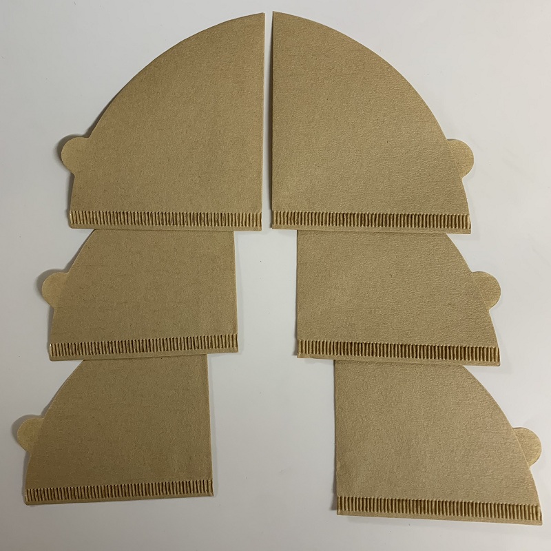 Cone Shaped Unbleached Natural Compostable Coffee Filters Paper Disposable V60 100PCS