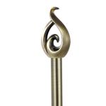 Simple 16mm Heart Tear Type Stainless Steel Exquisite Curtain Rod