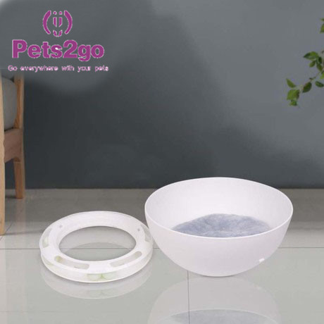 Pets2go Hand Wash plastic 41X35cm Cat Bed Bowl