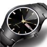 Buy cheap 5ATM Quartz White Ceramic Watch Minimalism 18mm Analog For Men Sapphire Lens from wholesalers
