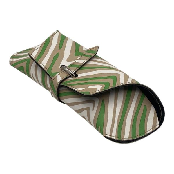 Buy cheap Embossing Logo Durable Belt Closure Folding Eyeglasses Case from wholesalers