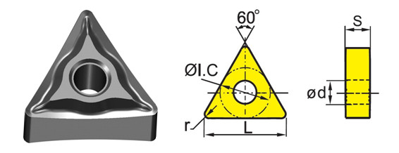 Stable cutting performance with tungsten carbide inserts for cnc metal lathe tools