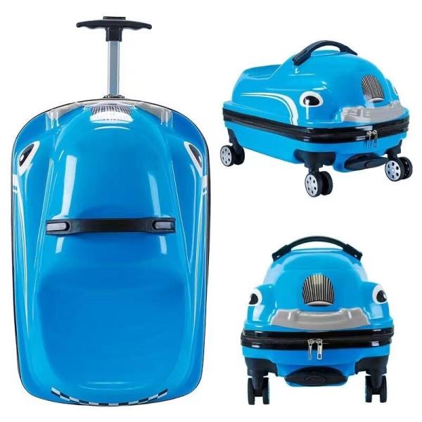 Kids Scooter Luggage Car Shape Children'S Ride On Luggage Kids Travel Bags