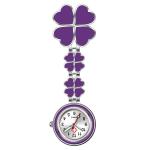 Four Leaf Clover Nurse Watch Fob Pocket Doctor Watch Hanging Hospital Gift