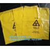 Buy cheap Customized Biohazard Waste Bag, autoclavable ldpe medical biohazard waste plastic bags, Biohazard Waste Disposal Bags, H from wholesalers