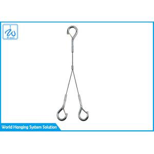 Wholesale Y - Hook End Art Cable Hanging System For Picture Display 12mm Safe Wire Thickness from china suppliers