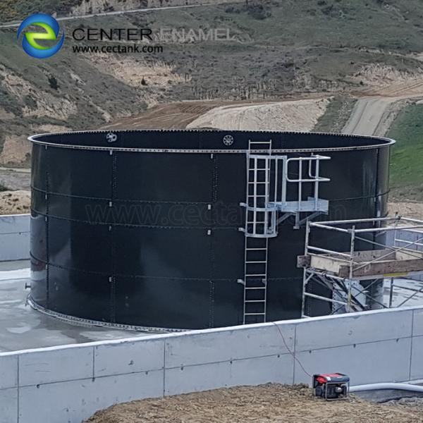 OSHA Liquid Storage Tanks Glass Fused To Steel And Stainless Steel Municipal