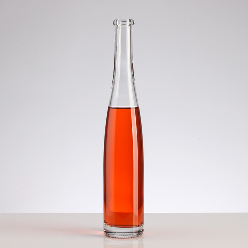 Long Neck Glass Wine Bottles for Whisky 375ml 500ml Clear Empty Beverage Bottles