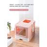Buy cheap Large Space Cat Litter Box Enclosed Box Foldable self cleaning litter box from wholesalers