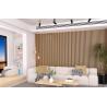 Buy cheap Interior Wall And Ceiling Pet And Wood Slat Acoustic Panel Grey from wholesalers