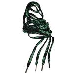 Silk Printing Custom Shoelace Flat 20mm Brown Braided Shoe Laces