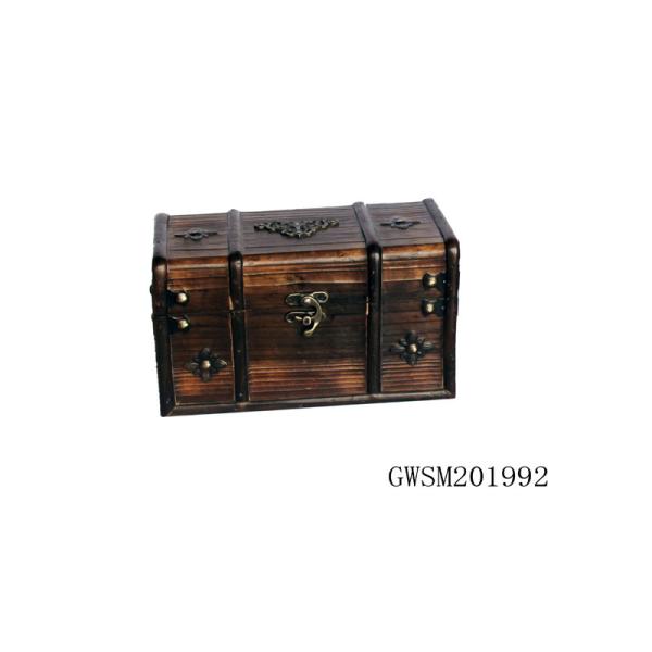 Buy cheap 20*11.5*12.5 Firwood Polished Reclaimed Wood Storage Chest from wholesalers