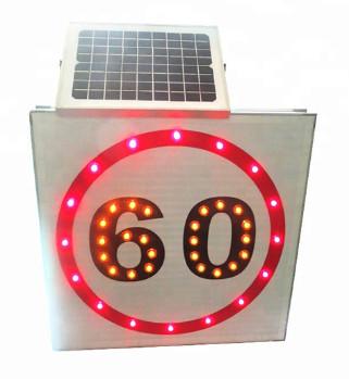 Buy cheap CE Approvel 1000 Meters Speed Limit Ahead Sign High Luminance from wholesalers