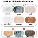 Wall Door Handle Stopper Door Knob Wall Shield Transparent Round Silicone Guard