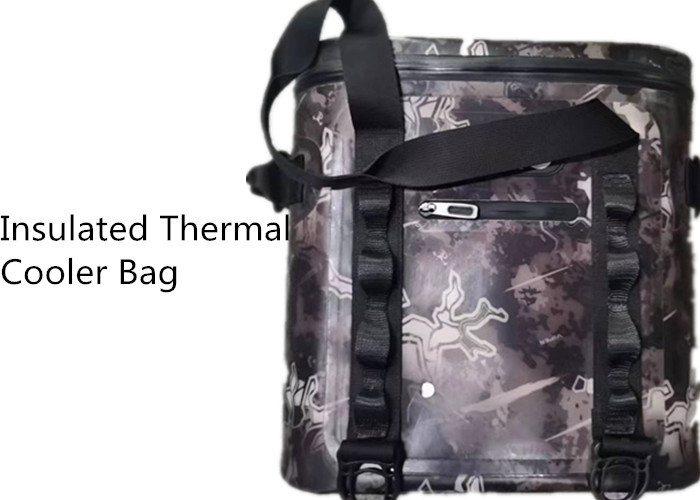 Camo Soft Insulated Cooler Lunch Bag Backpack With Leak Proof Zipper