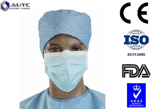 Full Face Sanitary Designer Surgical Masks , Medical Mouth Cover Silk Like Multi
