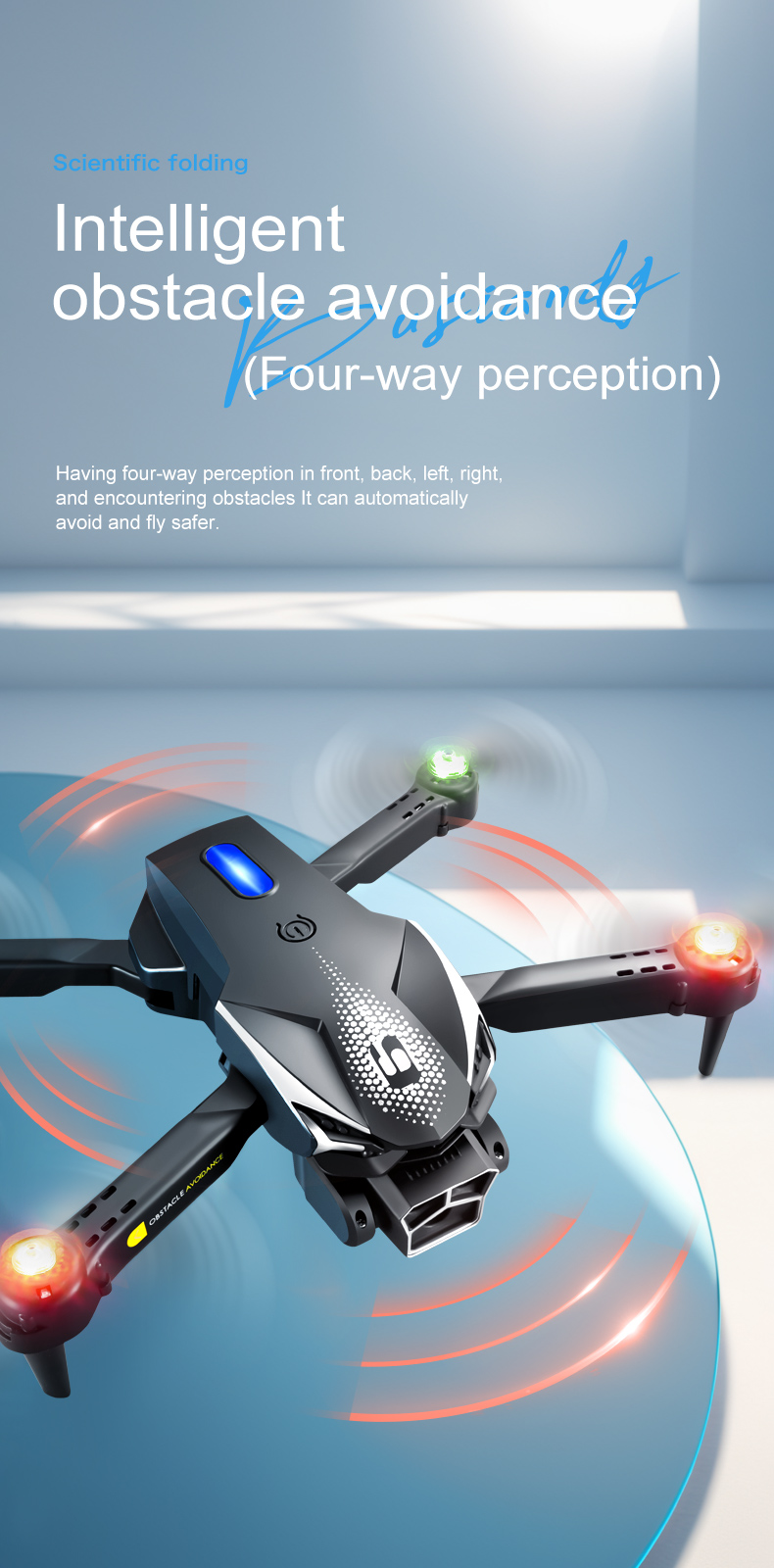 Lu600 Folding Drone Photography 2.4g Wifi Mini Drone 4k Waterproof Optical Flow Air Drone Quadcopter Phone Control For Beginner
