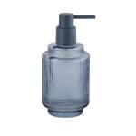 Sustainable Blue Glass Bathroom Accessories Vertical Stripe Glass Toothbrush