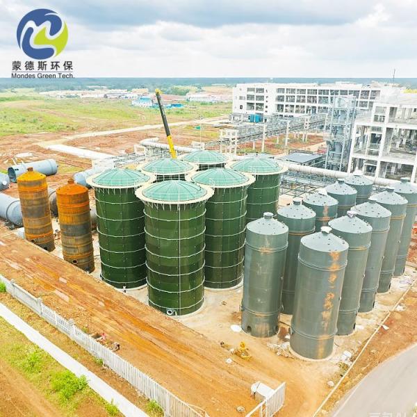 6.0 Mohs Hardness Glass Lined Bolted Steel Tanks Water Storage Vessels Impact