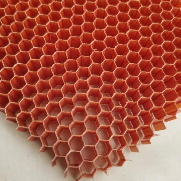 Buy cheap Sound Insulation Aramid Honeycomb Core 400x400mm For Railway Transporation from wholesalers