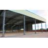 Buy cheap Light Span Steel Structures Warehouse / Truss Roof Metal Storage Buildings from wholesalers