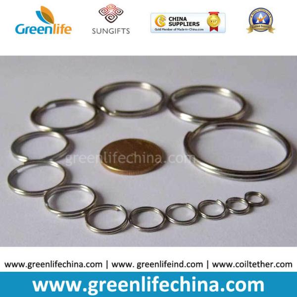 High Quality Full Sizes Big and Small Stainless Steel Split Key Ring ID