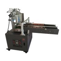 Buy cheap Semi Automatic Long Conveyor Psa Glue Cookie Box Sealing Machine product