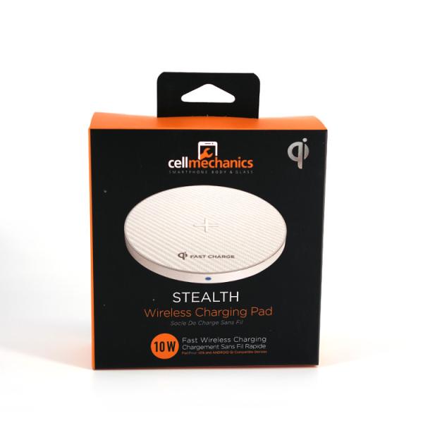 Buy cheap Embossing Tempered Glass Packing Box Wireless Charging Pad Packaging 75mm*30mm*100mm from wholesalers