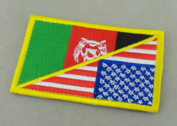 Buy cheap Customized Promotional US Uniform Badge Patch 3.25 Inch Eco - Friendly from wholesalers