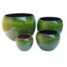 Buy cheap Green 58cmx41cm Ceramic Outdoor Pots For Plants from wholesalers