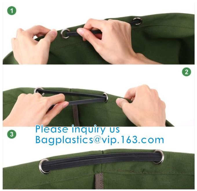 Gallon Garden Bags 1-Pack Heavy Duty Reusable Yard Leaf Bag Holder Collapsible Canvas Portable Yard Gardening Waste Bag