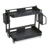 Buy cheap 2 Tier Mesh Kitchen Storage Shelves Countertop Or Wall Mount Spice Rack Jars from wholesalers