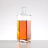 Buy cheap Shandong 700ml 750ml Flat Square Decal Glass Wine Bottle with Customize Sealing Type from wholesalers