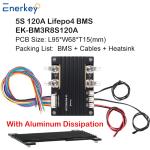 Enerkey BMS 5S 120A Military-grade MOS Lithium Battery Protection Board with
