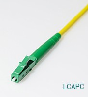 Duplex SC UPC multimode Fiber Patch Cord Yellow Color 90 Degree Angle Boot
